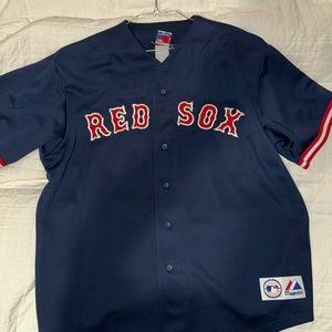 Vintage Pedro Martinez Red Sox Jersey Majestic